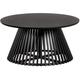 Table d'appoint en bois noir