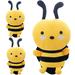 HOMEMAXS 3Pcs Stuffed Bee Animals Stuffed Animals Pillow Plush Bee Toy Decorative Stuffed Toy