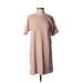 Ann Taylor LOFT Outlet Casual Dress - Shift: Pink Dresses - Women's Size Small