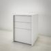 Latitude Run® 3-Drawer Vertical Filing Cabinet Wood in White | 24.88 H x 19 W x 19.88 D in | Wayfair 8CFF9AF6B2854808A5537AC6E7A0857F