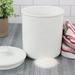 Our Table Kitchen Canister Porcelain/China, Rubber in White | 8 H x 5.75 W x 5.75 D in | Wayfair 950119950M