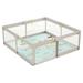 Uanlauo Baby Playpen w/ Mat, 59x59inch Playpen for Babies & Toddlers, Extra Large Baby Playpen Metal | 27 H x 59 W x 59 D in | Wayfair