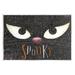 Stupell Industries Spooky Halloween Black Cat Eyes by ND Art - Floater Frame Graphic Art in Black/White | 10 H x 15 W x 0.5 D in | Wayfair