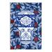 Stupell Industries Ornate Vase Red & Blue Pattern by Lil' Rue Graphic Art in Blue/Red | 15 H x 10 W x 0.5 D in | Wayfair aw-147_wd_10x15