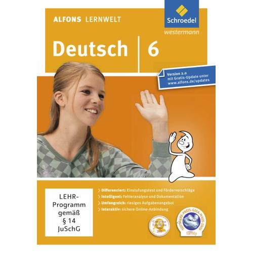 Alfons Lernwelt Lernsoftware Deutsch – aktuelle Ausgabe, CD-ROM – Schroedel / Westermann Bildungsmedien