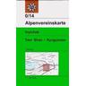 Alpenvereinskarte Inylchek - Tienschan-West / Kyrgyzstan