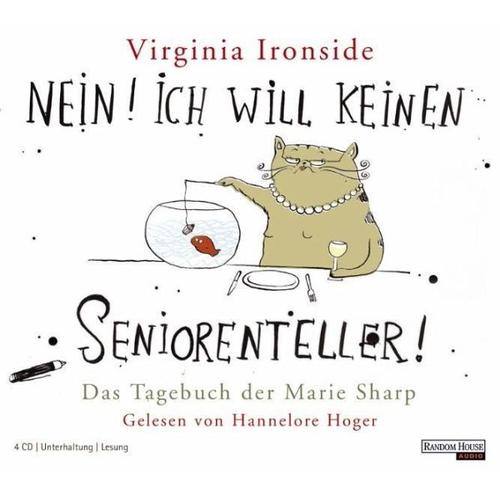 Nein! Ich will keinen Seniorenteller! / Marie Sharp Bd.1 (4 Audio-CDs) – Virginia Ironside