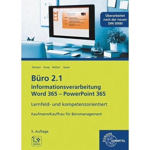 Büro 2.1, Informationsverarbeitung Word 365 – PowerPoint 365