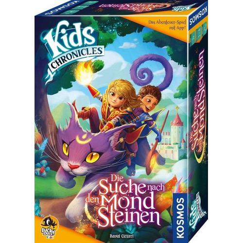 KOSMOS 683368 – Kids Chronicles, Die Suche nach den Mondsteinen, Abenteuerspiel mit App-Anbindung – Kosmos Spiele