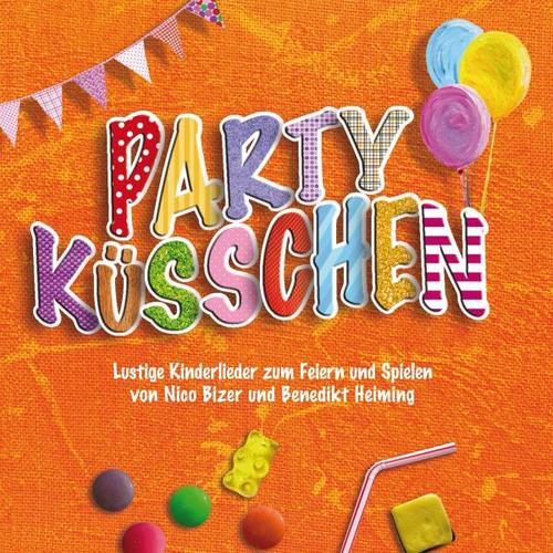 Partyküsschen – Lustige Kinderlieder zum Feiern und Spielen (CD, 2012) – Nico Bizer
