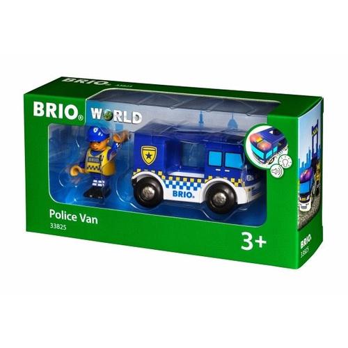 BRIO 33825 - Polizeiwagen mit Licht und Sound - Brio