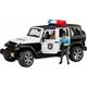 Bruder 02526 - Jeep Wrangler Unlimited Rubicon Polizeifahrzeug mit Polizist und Ausstattung - Bruder Spielwaren GmbH + Co. K