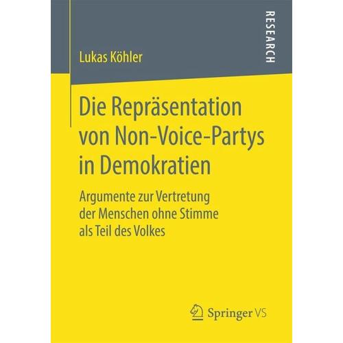 Die Repräsentation von Non-Voice-Partys in Demokratien – Lukas Köhler