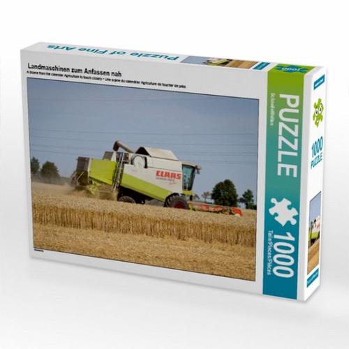 Landmaschinen zum Anfassen nah (Puzzle) – Calvendo Puzzle