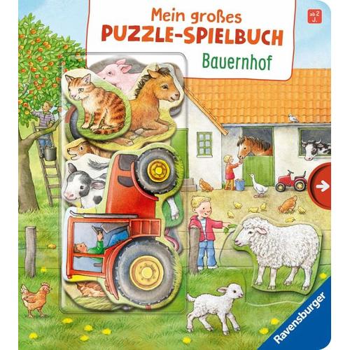 Mein großes Puzzle-Spielbuch Bauernhof - Anne Illustration:Möller