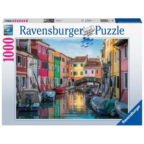 Ravensburger 17392 - Burano in Italien, Puzzle, 1000 Teile - Ravensburger Verlag