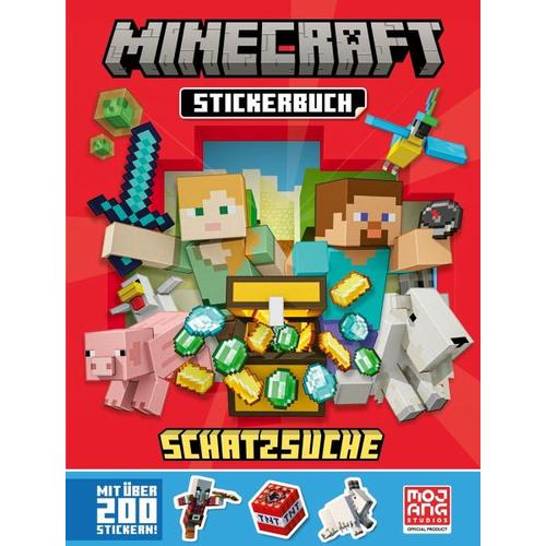 Minecraft Stickerbuch Schatzsuche - Minecraft, Mojang AB