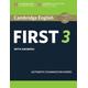 Cambridge English First 3. Student's Book with answers