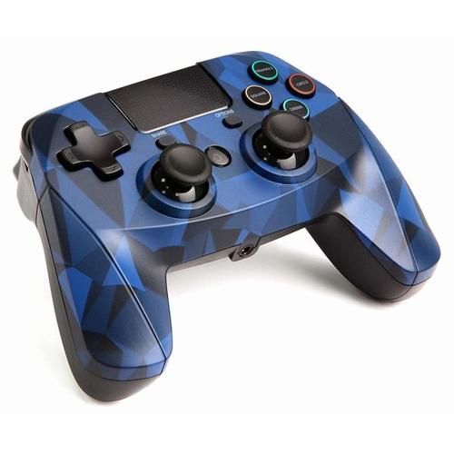 Snakebyte Game:Pad 4 S Wireless Camo Blue – snakebyte distribution GmbH