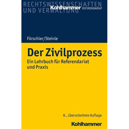Der Zivilprozess – Peter Förschler, Hermann Steinle