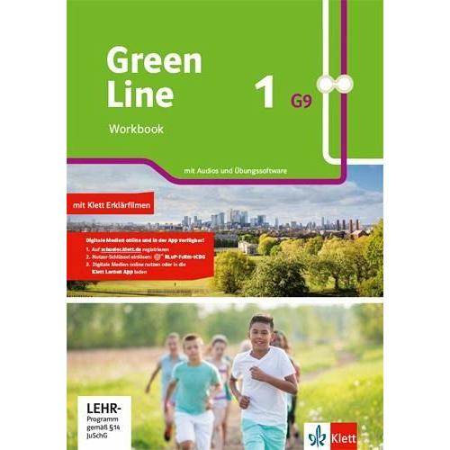Green Line 1 G9. Workbook mit Audios und Übungssoftware Klasse 5