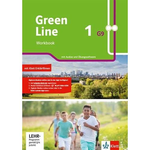 Green Line 1 G9. Workbook mit Audios und Übungssoftware Klasse 5