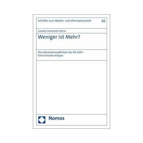 Weniger ist Mehr? – Gordian Konstantin Ebner