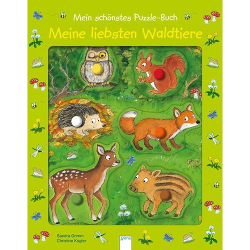 Mein schönstes Puzzle-Buch. Meine liebsten Waldtiere - Sandra Grimm