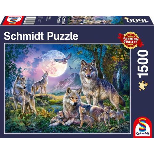 Wolfsfamilie (Puzzle) - Schmidt Spiele