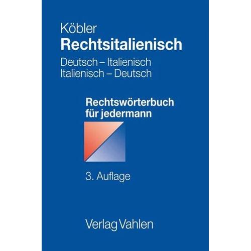 Rechtsitalienisch – Gerhard Köbler