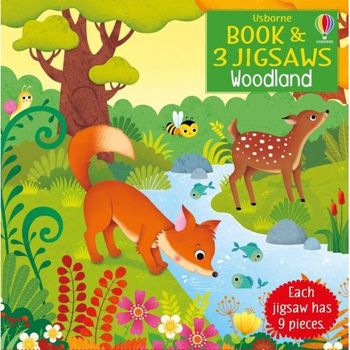 Usborne Book and 3 Jigsaws: Woodland - Usborne Publishing