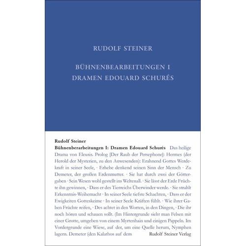 Bühnenbearbeitungen I – Rudolf Steiner