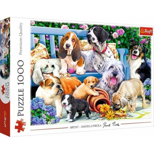 Hunde im Garten (Puzzle) - Trefl