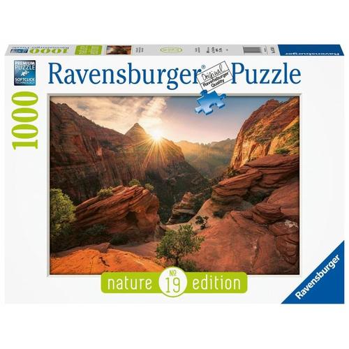 Ravensburger Puzzle Nature Edition 16754 – Zion Canyon USA – 1000 Teile Puzzle für Erwachsene und Kinder ab 14 Jahren – Ravensburger Verlag