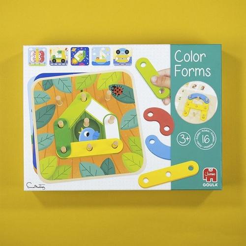 Jumbo 53474 - Farbformen, Color Forms, Lernspiel, Farben, Formen - Goula / Jumbo Spiele