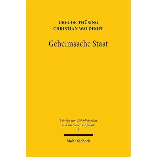 Geheimsache Staat – Gregor Thüsing, Christian Waldhoff