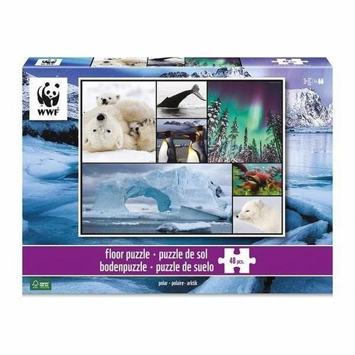 WWF Puzzle 7230482 - Bodenpuzzle Polar, Puzzle, 48 Teile - Carletto Deutschland / ambassador