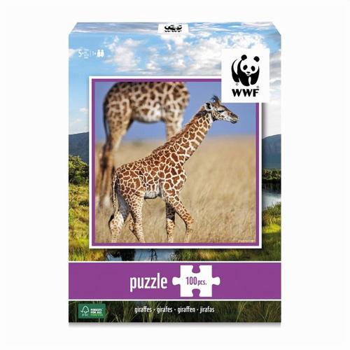 WWF Puzzle 7230208 - Giraffen, Puzzle, 100 Teile - Carletto Deutschland / ambassador