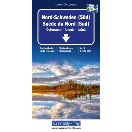 Nord-Schweden (Süd) Nr. 05 Regionalkarte Schweden 1:400 000