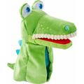 HABA 306255 - Handpuppe Allesfresser Kroko, Stoff, 26 cm - HABA Sales GmbH & Co. KG