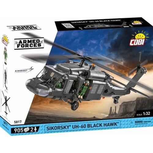 COBI Armed Forces 5817 – Sikorsky UH-60 Black Hawk, Hubschrauber, Bausatz – Cobi