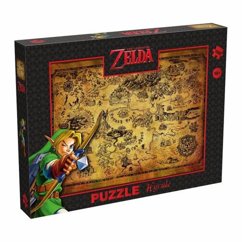 Winning Moves 45490 - Zelda, Hyrule, Puzzle, 1000 Teile - Winning Moves