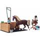 Schleich Horse Club 42438 - Waschplatz mit Emily & Luna, Spielset - Schleich