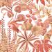 Bay Isle Home™ Wamego Flamingo Daydream 16.5' L x 20.5" W Peel & Stick Wallpaper Roll Vinyl in Pink | 20.5 W in | Wayfair