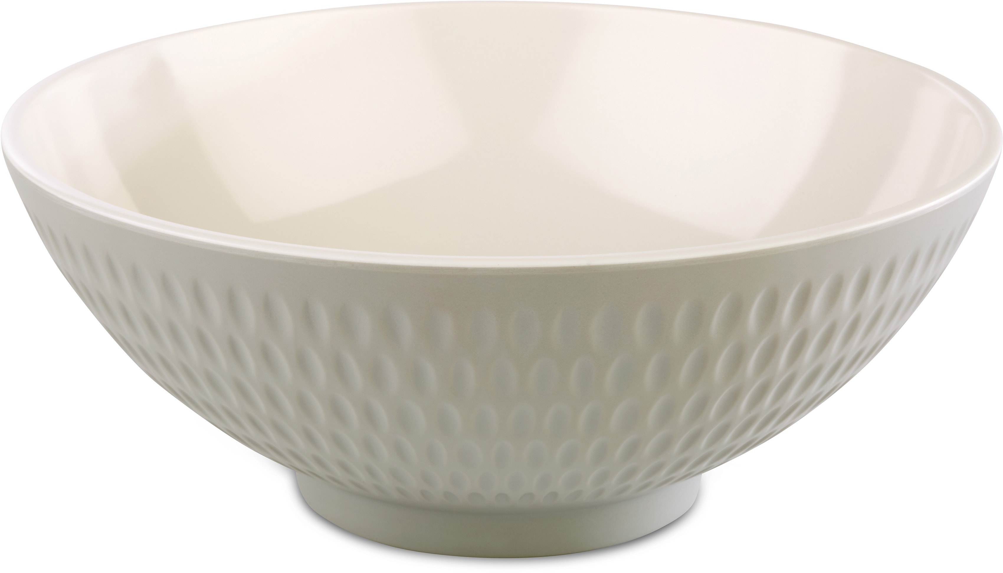 Salatschüssel APS "Asia Plus", grau (grau, weiß), H:8cm Ø:20cm, Melamin, Schüsseln, stapelbar & spülmaschinengeeignet Image