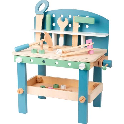 Spielwerkbank SMALL FOOT ""Werkbank Nordic"" Rollenspielzeug bunt Kinder