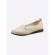 Slipper Gr. 39, beige (ecru) Damen Schuhe Ballerinas