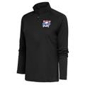 Women's Antigua Charcoal Stockton Ports Tribute Half-Zip Pullover Top