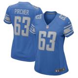 Women's Nike Max Pircher Blue Detroit Lions Team Game Jersey