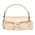 COACH Leather Covered C Closure Pillow Tabby Shoulder Bag 18, B4/Ivory, One Size